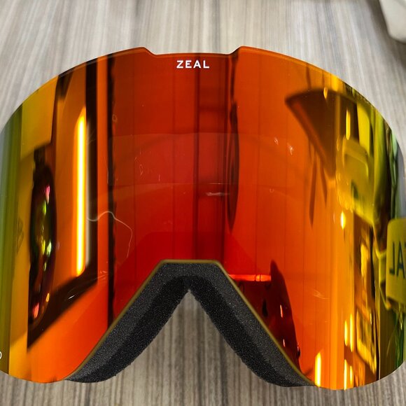 Zeal Optics Lookout Roots Ski Goggle Phoenix Mirror /Persimmon Sky Blue Mirror - Picture 1 of 5